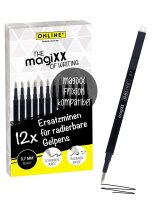 ONLINE® magiXX Gelschreiberminen schwarz 0,7 mm 12 St.
