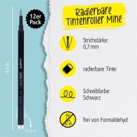 ONLINE® magiXX Gelschreiberminen schwarz 0,7 mm 12 St.