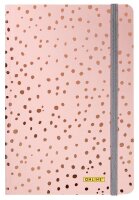 ONLINE® Notizbuch Bullet Journal Spotlights Rose DIN A5 punktkariert, mehrfarbig Softcover 144 Seiten, 1 St.