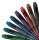 ONLINE® Tintenpatronen für Füller Kombi königsblau, schwarz, braun, nachtblau, lila, rot, grün, türkis, 40 St.