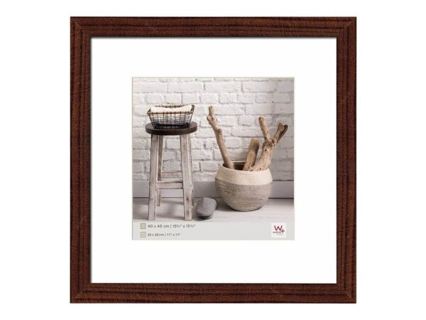 walther design  Bilderrahmen Home nussbaum 40,0 x 40,0 cm, 1 St.