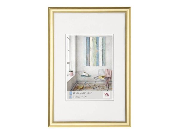 walther design  Bilderrahmen Trendstyle gold 32,7 x 42,8 cm, 1 St.
