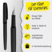 ONLINE® Eleganza Patronenfüller schwarz M (mittel), 1 St.