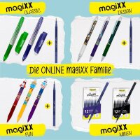 ONLINE® magiXX Gelschreiberminen blau 0,7 mm 12 St.