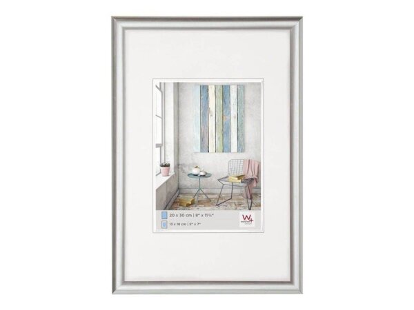 walther design  Bilderrahmen Trendstyle silber 32,7 x 42,8 cm, 1 St.