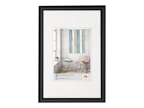 walther design  Bilderrahmen Trendstyle schwarz 42,8 x 52,8 cm, 1 St.