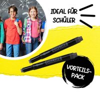 ONLINE® Tintenpatronen für Füller Kombi schwarz, 25 St.