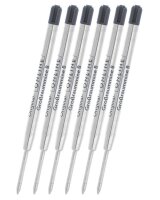 ONLINE® Kugelschreiberminen B schwarz, 6 St.