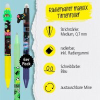 ONLINE® magiXX Fun Gelschreiber Boys 0,7 mm, Schreibfarbe: blau, 6 St.