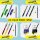 ONLINE® magiXX Design Girls Gelschreiber lila, rosa, schwarz 0,7 mm, Schreibfarbe: blau, 3 St.