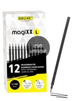 ONLINE® magiXX L Gelschreiberminen schwarz 0,7 mm 12 St.