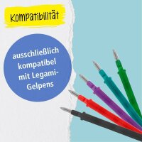 ONLINE® magiXX L Gelschreiberminen schwarz 0,7 mm 12 St.