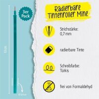 ONLINE® magiXX L Gelschreiberminen türkis 0,7 mm...