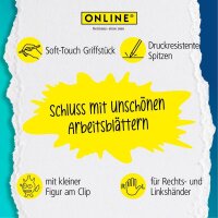 ONLINE® magiXX Fun Gelschreiber Sea 0,7 mm, Schreibfarbe: blau, 6 St.  ( 70187 )