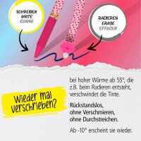 ONLINE® magiXX Fun Gelschreiber Love& 0,7 mm, Schreibfarbe: blau, 6 St.