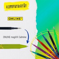 ONLINE® magiXX Fun Gelschreiber Wild 0,7 mm, Schreibfarbe: blau, 6 St.