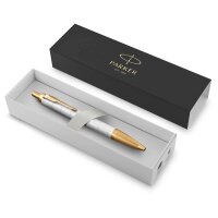 PARKER Kugelschreiber IM Premium weiß/gold,...