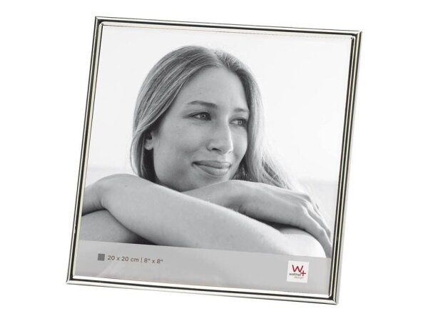 walther design  Bilderrahmen Chloe silber 21,6 x 21,6 cm, 1 St.