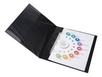 VELOFLEX Ringbuch 4-Ringe schwarz 4,0 cm DIN A3 hoch, 1 St.