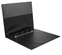 VELOFLEX Ringbuch 4-Ringe schwarz 4,0 cm DIN A3 hoch, 1 St.