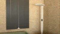 Hansa LED Saphir plus LED Stehlampe weiß 80 W