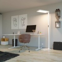 Hansa LED Saphir plus LED Stehlampe weiß 80 W