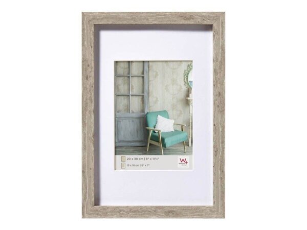 walther design  Bilderrahmen Stockholm grau 20,0 x 30,0 cm, 1 St.