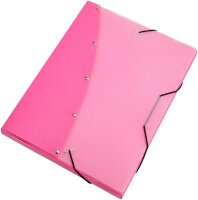 VELOFLEX Sammelmappen Diamond 3,0 cm gelb, rot, hellgrün, blau, pink, schwarz, 12 St.