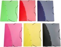 VELOFLEX Sammelmappen Diamond 3,0 cm gelb, rot,...