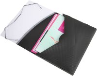VELOFLEX Sammelmappen Diamond 3,0 cm gelb, rot, hellgrün, blau, pink, schwarz, 12 St.