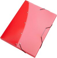VELOFLEX Sammelmappen Diamond 3,0 cm gelb, rot, hellgrün, blau, pink, schwarz, 12 St.