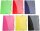 VELOFLEX Sammelmappen Diamond 3,0 cm gelb, rot, hellgrün, blau, pink, schwarz, 12 St.