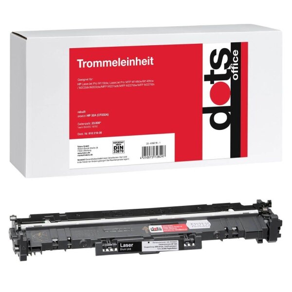dots  schwarz Trommel kompatibel zu HP 32A (CF232A)