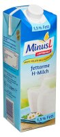 MinusL® fettarme H-Milch laktosefreie Milch 1,5 % 10x 1,0 l