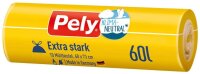 Pely Müllbeutel Extra stark 60,0 l transparent, 10 St.