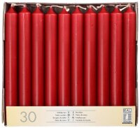 STARPAK Kerzen bordeaux, 30 St.