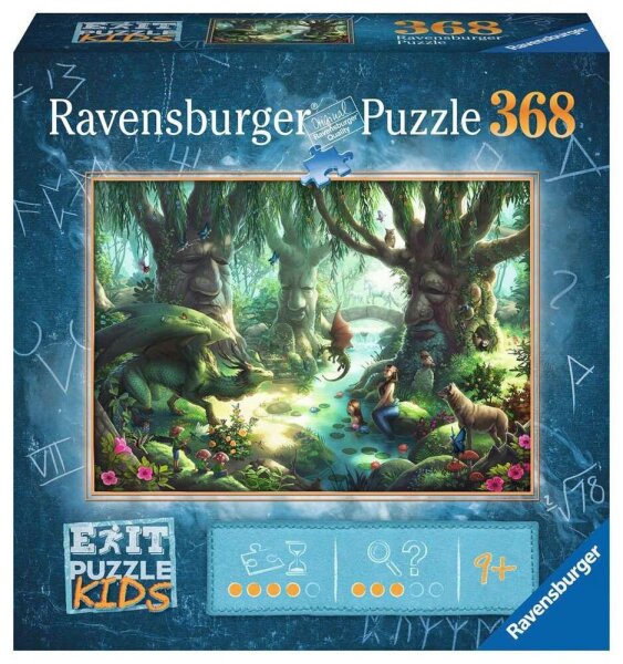 Ravensburger EXIT-Puzzle Kids Der magische Wald Puzzle, 368 Teile