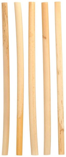 PAPSTAR Strohhalme pure braun Stroh, 50 St.