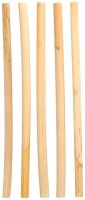 PAPSTAR Strohhalme pure braun Stroh, 50 St.