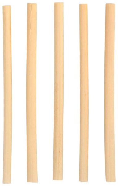 100 PAPSTAR Strohhalme pure braun  ( 89730 )