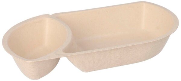 conpax Zuckerrohr-Schalen weiß 620,0 ml, 50 St.