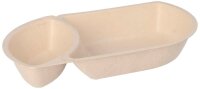 conpax Zuckerrohr-Schalen weiß 620,0 ml, 50 St.