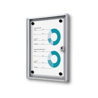 Showdown® Displays Schaukasten Economy XS B1 silber...