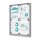 Showdown® Displays Schaukasten Economy XS B1 silber 4x DIN A4 49,1 x 2,6 x 65,5 cm, 1 St.