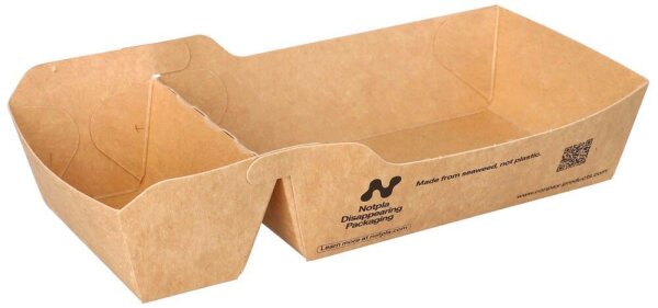 conpax Pappschalen NOTPLA braun 18,0 x 9,0 cm, 80 St.