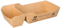 conpax Pappschalen NOTPLA braun 18,0 x 9,0 cm, 80 St.