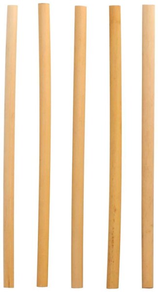 PAPSTAR Strohhalme pure braun Stroh, 100 St.