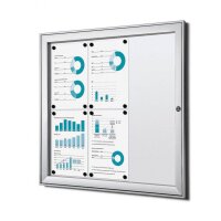 Showdown® Displays Schaukasten S B1 grau 6x DIN A4...