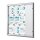 Showdown® Displays Schaukasten S B1 grau 12x DIN A4 96,1 x 2,3 x 100,4 cm, 1 St.
