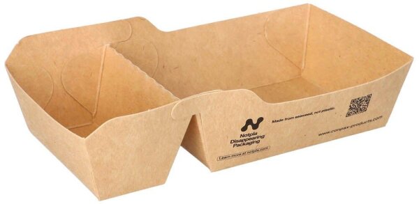 conpax Pappschalen NOTPLA braun 16,5 x 9,0 cm, 120 St.